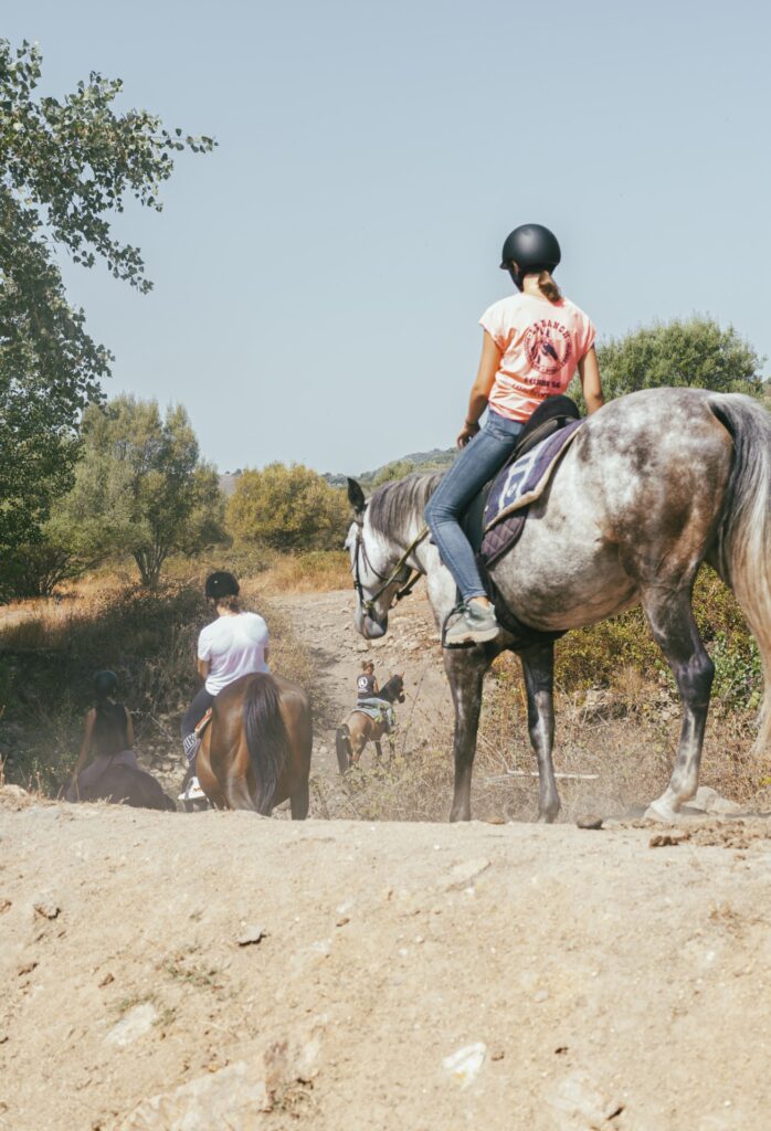 balade à cheval en famille,